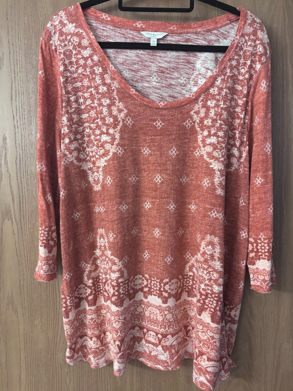 Lucky Brand Rug Print Tee